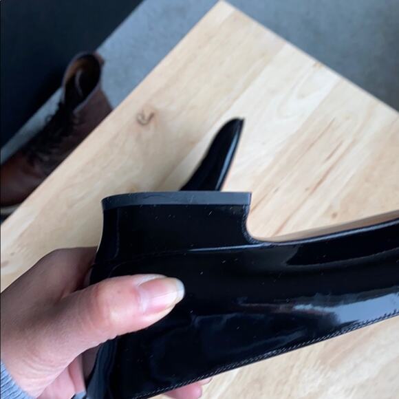 Vintage Salvatore Ferragamo black patent leather classic chic timeless size 10.5 - Picture 10 of 11